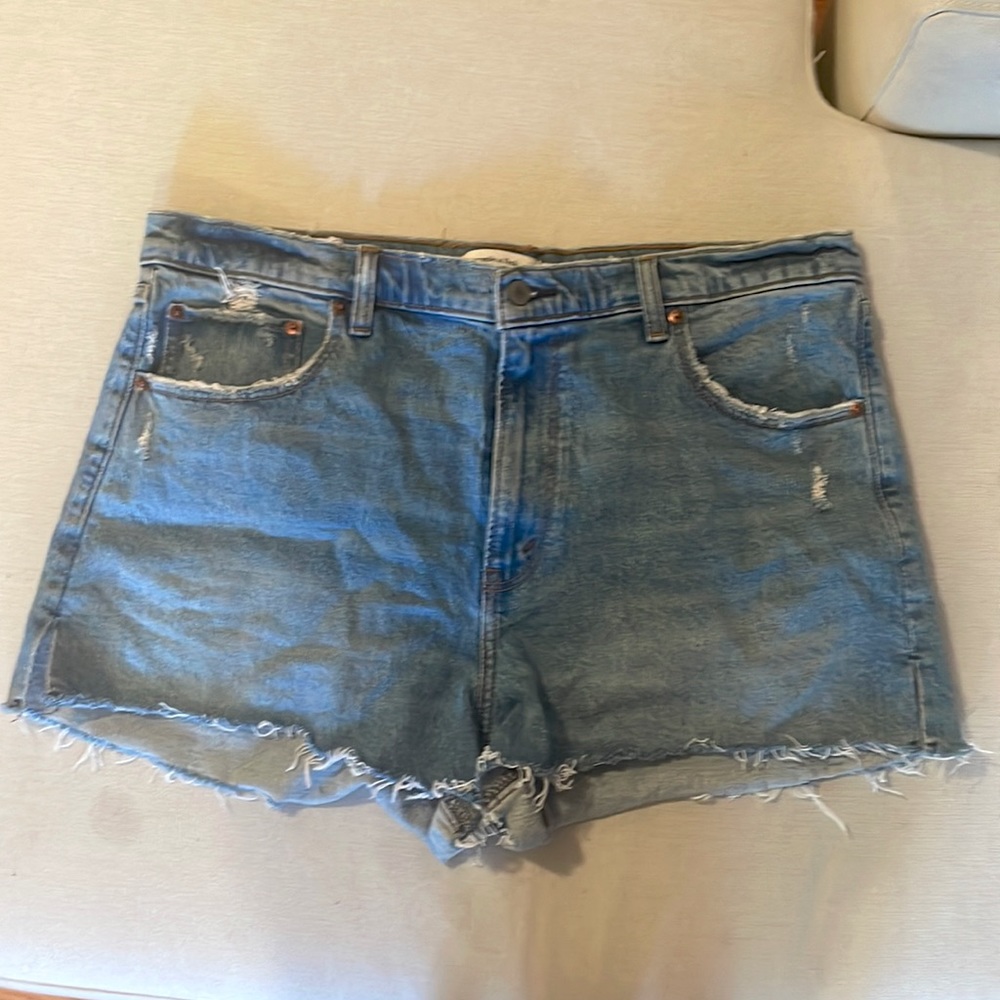 Abercrombie and Fitch size 16 denim shorts